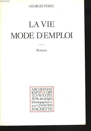 Bild des Verkufers fr LA VIE, MODE D'EMPLOI. zum Verkauf von Le-Livre