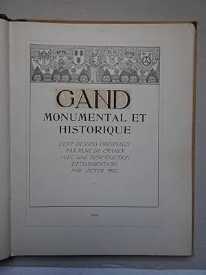 Bild des Verkufers fr Gand monumental et historique. zum Verkauf von Antiquariaat De Boekenbeurs