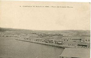 ANTIGUA POSTAL DE MELILLA. 4. CAMPAÑA DE MELILLA 1909. PASEO DEL GENERAL MACIAS/OLD POSTCARD. WAR...