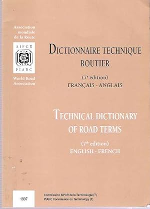 Imagen del vendedor de Dictionnaire technique routier = Technical Dictionary of Road Terms a la venta por Mike's Library LLC