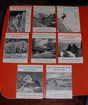 Imagen del vendedor de Mountaineering Journal [run of 8 issues, from Vol. 3 No 3. to Vol. 5 No. 2] a la venta por Renaissance Books, ANZAAB / ILAB