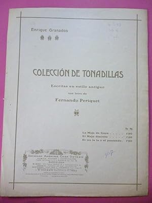 Seller image for Coleccin de Tonadillas, escritas en estilo antiguo, con letra de Fernando Periquet. El Tra La La y el Punteado. for sale by Carmichael Alonso Libros