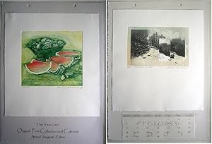 Seller image for Original Print Collection and Calendar: Year 2001 (North County Printmakers: with 12 original limited Prints) for sale by DR Fine Arts