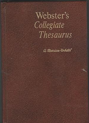 Bild des Verkufers fr Webster's Collegiate Thesaurus zum Verkauf von Dorley House Books, Inc.