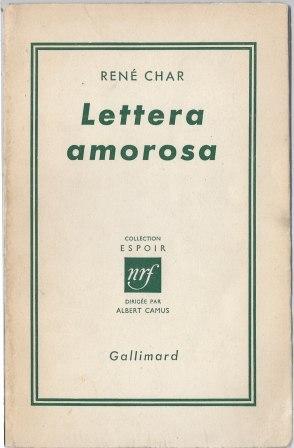 Seller image for Lettera amorosa - 3 dition for sale by LES TEMPS MODERNES