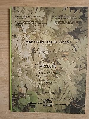 Imagen del vendedor de MAPA FORESTAL DE ESPAA escala 1:200.000 ARRECIFE hoja 12-9/10 a la venta por Gibbon Libreria