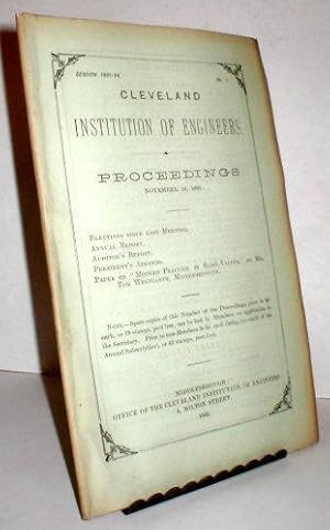 Proceedings November 16, 1885. Session 1885-86, No. 1. [Including] Paper on "Modern Practice in S...