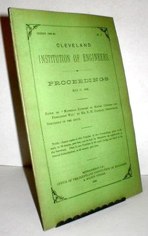Proceedings May 17, 1886. Session 1885-86, No. 6. Paper on "Material Economy in House Girders and...