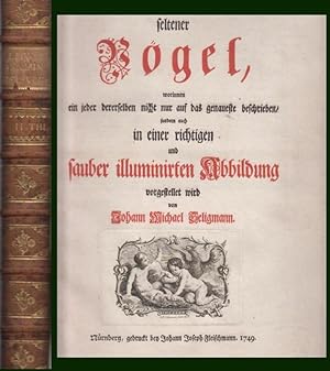 Bild des Verkufers fr Sammlung verschiedener auslndischer und seltener Vgel, worinnen ein jeder derselben nicht nur auf das genaueste beschrieben, sondern auch in einer richtigen und sauber illuminirten Abbildung vorgestellt wird. Vierter Theil. zum Verkauf von Antiquariat Carl Wegner