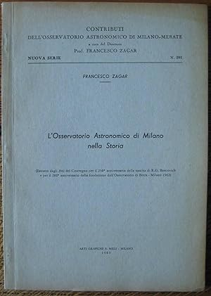 L'Osservatorio Astronomico di Milano nella storia N°201