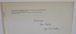 Bild des Verkufers fr Autobiographical Sketch." INSCRIBED BY A. V. HILL. zum Verkauf von Scientia Books, ABAA ILAB