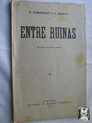 Seller image for ENTRE RUINAS for sale by Librera Maestro Gozalbo