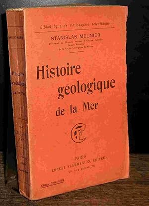 Imagen del vendedor de HISTOIRE GEOLOGIQUE DE LA MER a la venta por Livres 113