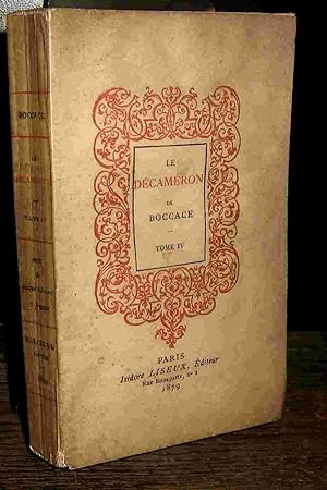 Seller image for LE DECAMERON - TOME 4 for sale by Livres 113