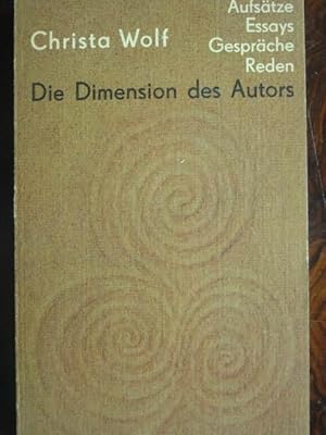 Bild des Verkufers fr Die Dimension des Autors. Hier: Band 1: Essays und Aufstze - Reden und Gesprche. 1959 - 1985. zum Verkauf von Antiquariat Tarter, Einzelunternehmen,