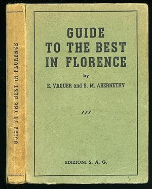 Seller image for Guide to the Best in Florence for sale by Little Stour Books PBFA Member
