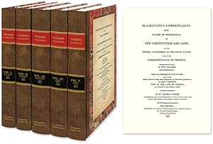 Bild des Verkufers fr Blackstone's Commentaries With Notes of Reference to the Constitution zum Verkauf von The Lawbook Exchange, Ltd., ABAA  ILAB