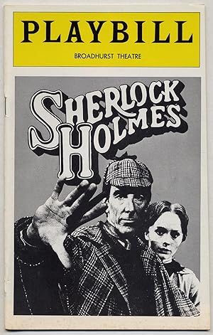 Bild des Verkufers fr [Playbill]: Sherlock Holmes zum Verkauf von Between the Covers-Rare Books, Inc. ABAA