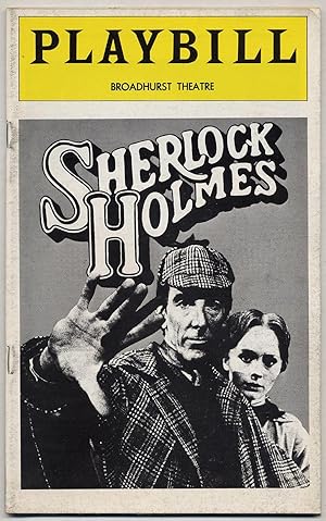 Imagen del vendedor de [Playbill]: Sherlock Holmes a la venta por Between the Covers-Rare Books, Inc. ABAA