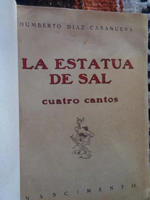 Bild des Verkufers fr La Estatua de Sal. Cuatro Cantos zum Verkauf von Libros del cuervo