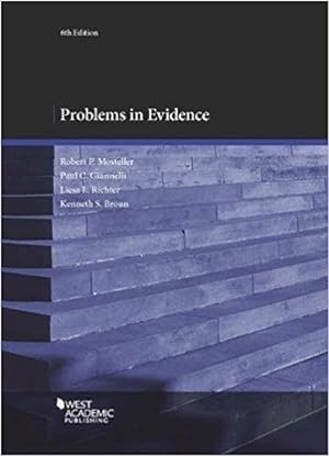 Imagen del vendedor de Problems in Evidence a la venta por BarristerBooks