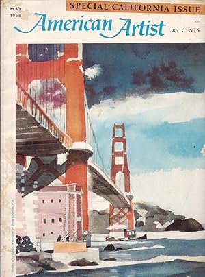 Seller image for American Artist May 1968 Volume 32 No. 5, Issue # 315 Special California Issue OVERSIZE. for sale by Charles Lewis Best Booksellers
