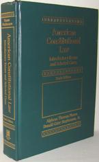 Seller image for AMERICAN CONSTITUTIONAL LAW. Introductory Essays and Selected Cases for sale by EL RINCN ESCRITO