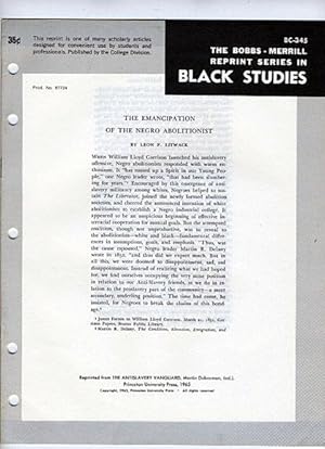 Immagine del venditore per The Emancipation of the Negro Abolitionist (Bobbs-Merrill Reprint Series in Black Studies: BC-345) venduto da Cream Petal Goods