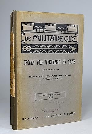 Imagen del vendedor de De Militaire Gids. Orgaan voor weermacht en natie. Vijf-en-twintigste Jaargang, 1906. a la venta por Librarium of The Hague