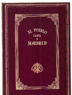 EL PUEBLO CANTA A MADRID - CANCIONES POPULARES
