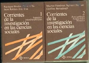 CORRIENTES DE LA INVESTIGACION EN LAS CIENCIAS SOCIALES (2 TOMOS)