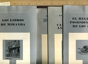 Seller image for 4 Books Series / Los Libros De Miranda / El Helechal Posesion Rural De Los Bello / Alfredo Boulton : El Solar Caraqueno De Andres Bello / Horacio Jorge Becco : Ediciones Chilenas De Andres Bello 1830 to 1893 [4 Bks in Spanish on the Work of Andres Bello] for sale by GREAT PACIFIC BOOKS