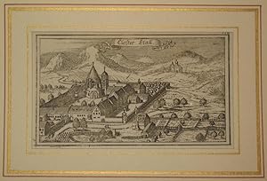 Bild des Verkufers fr Kupferstich-Ansicht aus: Ertl. Churbayerischer Atlas. Closter Etall. zum Verkauf von Antiquariat Thomas Rezek