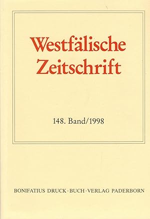 Bild des Verkufers fr Westflische Zeitschrift. 148. Band / 1998 zum Verkauf von Paderbuch e.Kfm. Inh. Ralf R. Eichmann