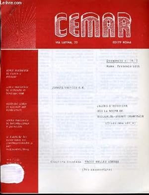 Seller image for CEMAR n16.2 : Chapitre 2 "Trois belles annes".(pro manuscripto) for sale by Le-Livre