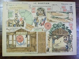 Moyennes constructions : Le Savetier. Imagerie d'Épinal Pellerin n°1007.