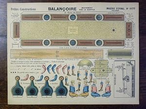 Petites constructions : Balançoire. Imagerie d'Épinal Pellerin n°1177.