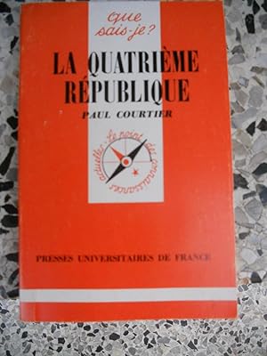 Seller image for La quatrieme Republique for sale by Frederic Delbos
