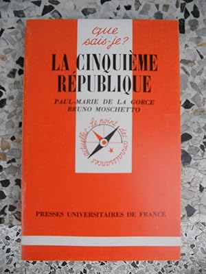 Seller image for La cinquieme Republique for sale by Frederic Delbos