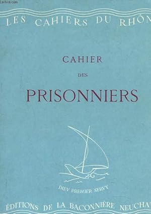 Imagen del vendedor de CAHIER DES PRISONNIERS. a la venta por Le-Livre