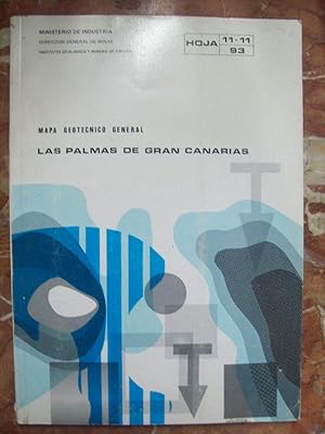 MAPA GEOTÉCNICO GENERAL E: 1/200.000. LAS PALMAS DE GRAN CANARIA. HOJA 11-11/93