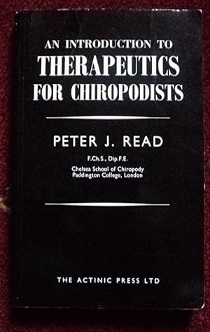 Immagine del venditore per Introduction to Therapeutics for Chiropodists venduto da Cadeby Books