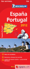 Seller image for ESPAA-PORTUGAL (734) MAPA *12*.MICHELIN for sale by Agapea Libros