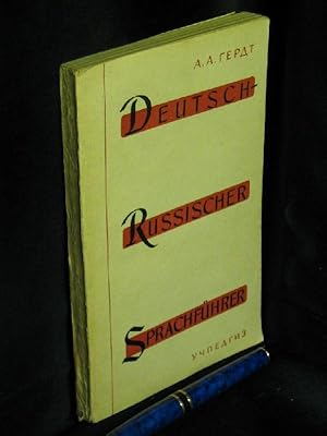 Seller image for Deutsch-Russischer Sprachfhrer - Ein Handbuch fr Lehrer der deutschen Sprache - for sale by Erlbachbuch Antiquariat