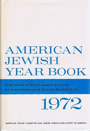 American Jewish Year Book (Vol. 73, 1972)