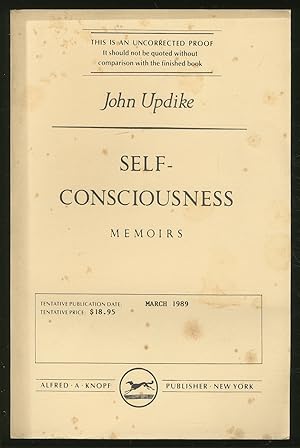 Image du vendeur pour Self-Consciousness: Memoirs mis en vente par Between the Covers-Rare Books, Inc. ABAA