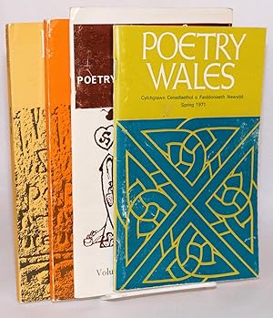 Bild des Verkufers fr Poetry Wales; Cylchgrawn cenedlaethol o farddoniaeth newydd. Vol 2 no 3; v 6 n 4; v 7 nos 1, 2 [four unduplicated issues] zum Verkauf von Bolerium Books Inc.