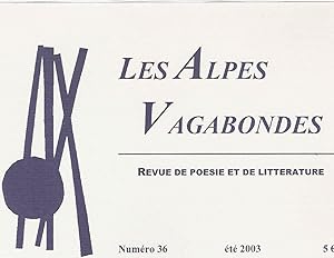 Les Alpes Vagabondes.Revue de Poésie te de Littérature.Numéro 36