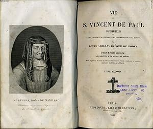 Bild des Verkufers fr VIE DE S. VINCENT DE PAUL INSTITUTEUR tome 2 zum Verkauf von Le-Livre