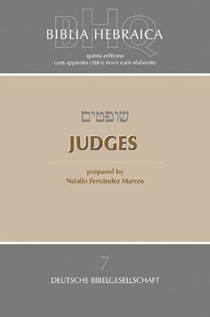 Seller image for Biblia Hebraica Quinta (BHQ), Judges for sale by BuchWeltWeit Ludwig Meier e.K.